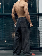 shadow wash loose fit pants