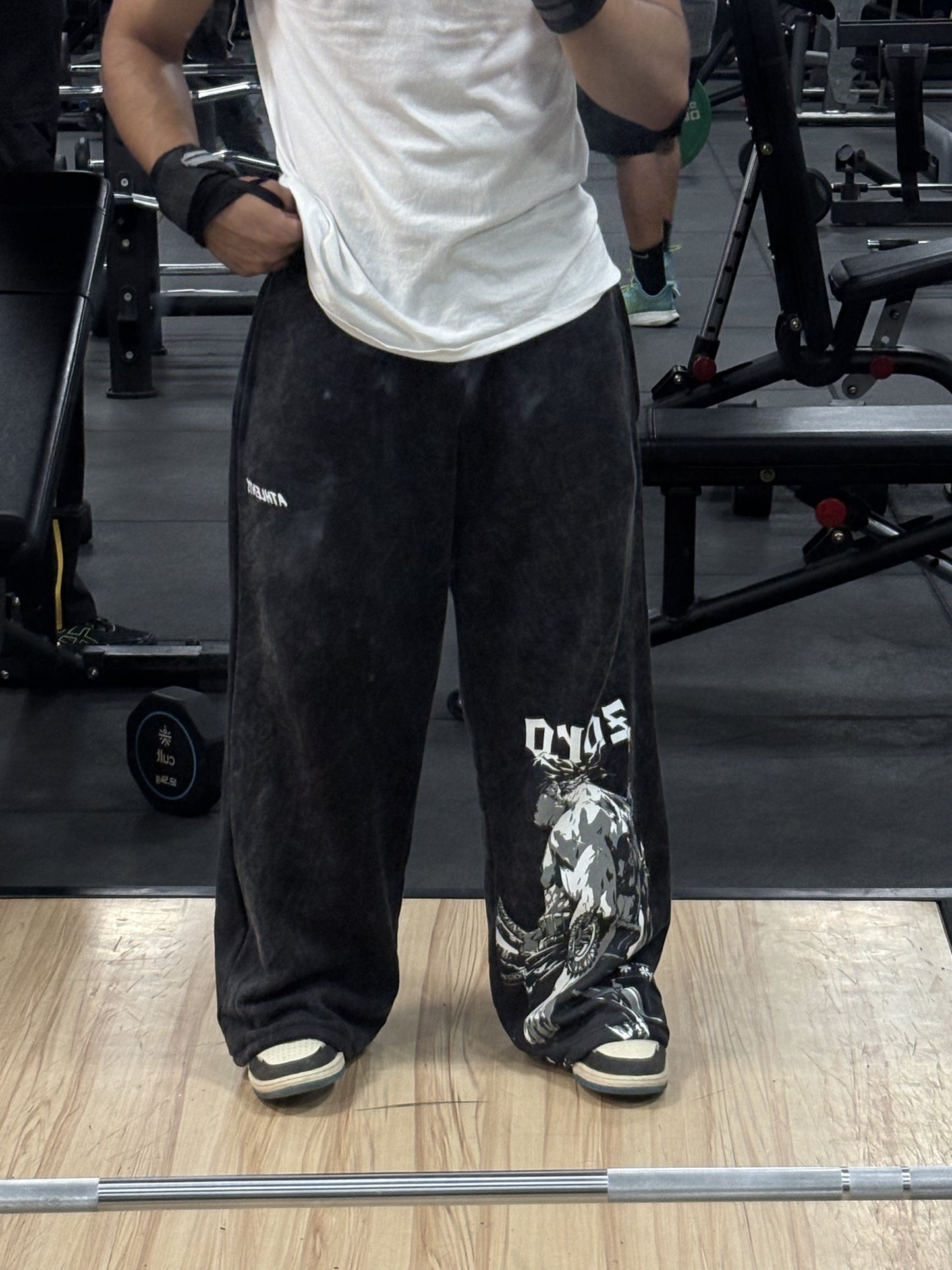 RONIN shadow wash loose fit pants